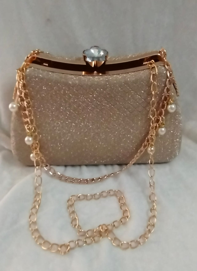 Pearl clutch bag