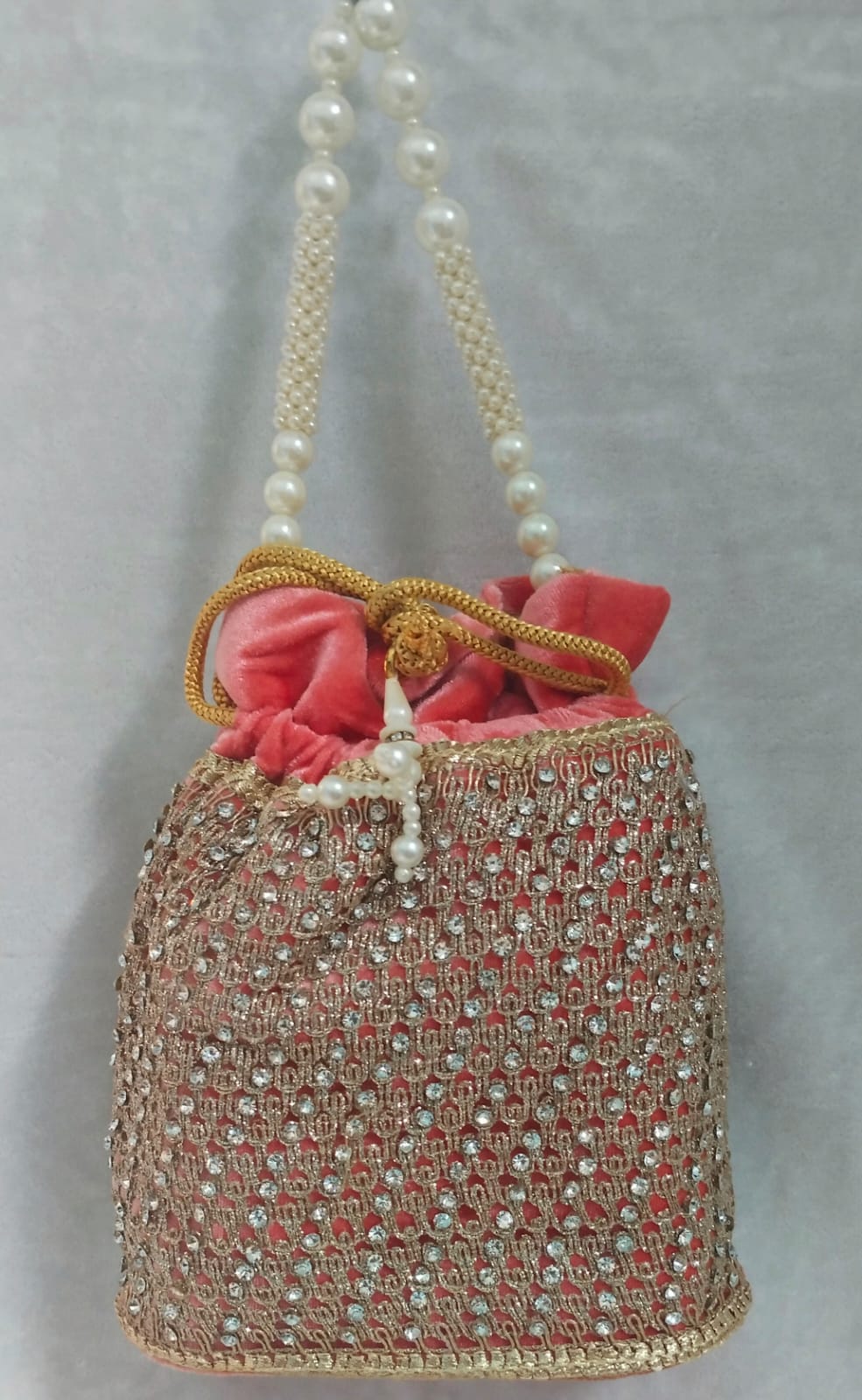 Velvet potli bag