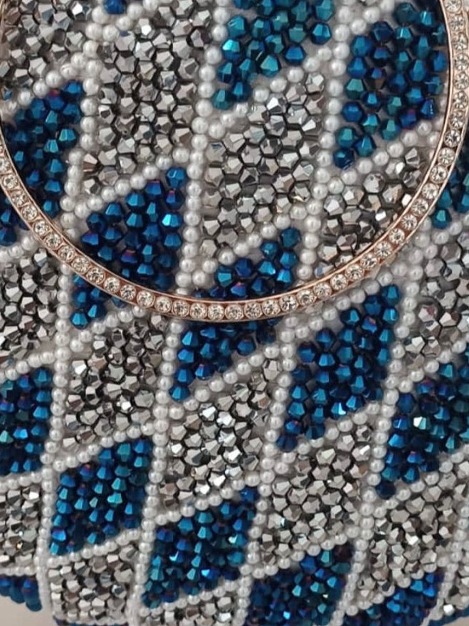 Handcrafted clutch bag