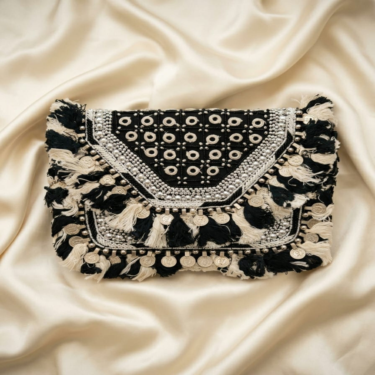 Handcrafted clutch