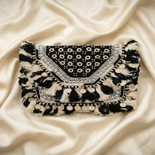 Handcrafted clutch