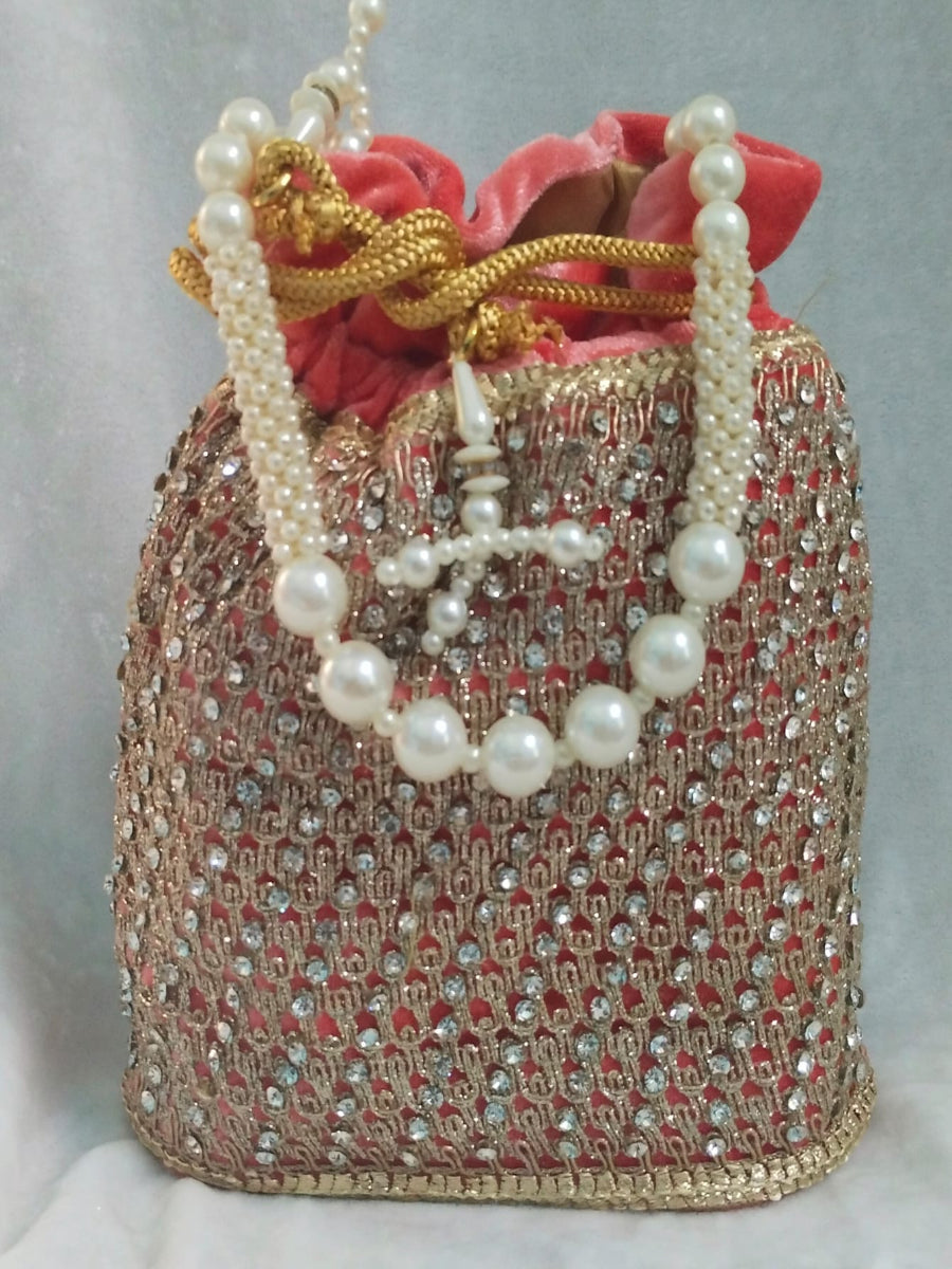 Velvet potli bag